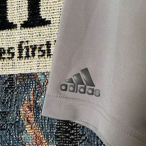 NWT Adidas Golf Polo Shirt Grey Company Branded Ryder Men’s Size XL - 0944 - - Picture 4 of 10